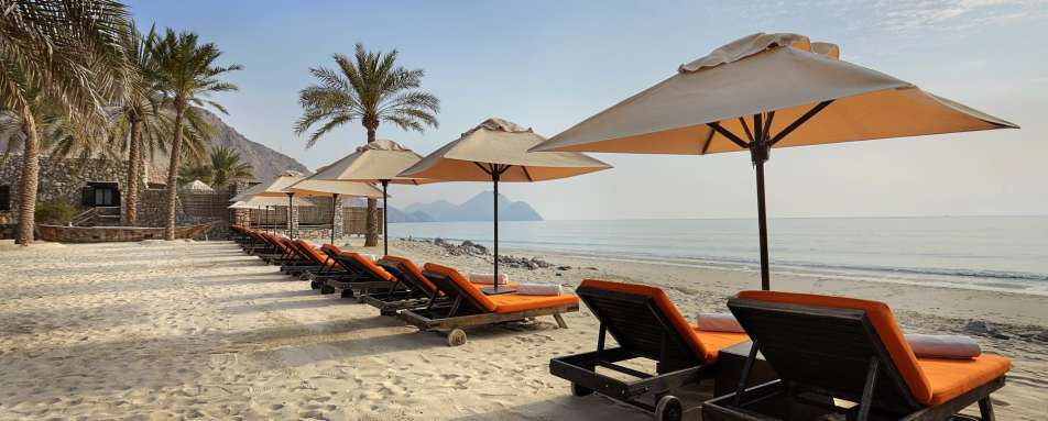 Beach Loungers - Six Senses Zighy Bay