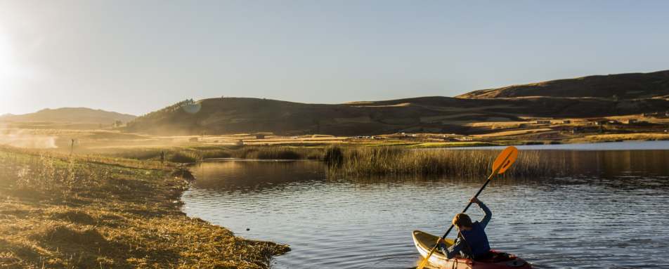 Kayaking in the Sacred valley 
