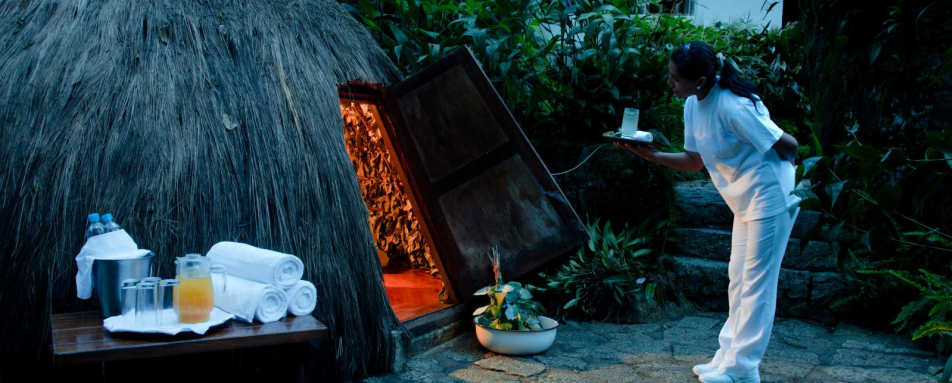 Andean sauna - Inkaterra Machu Picchu 