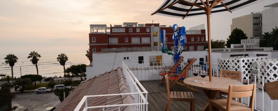 Master suite roof terrace 