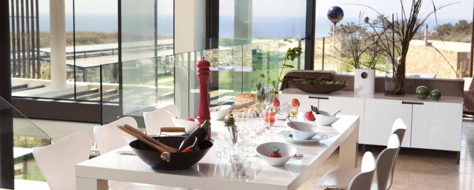 Villa Green Dining Area - Areias do Seixo 