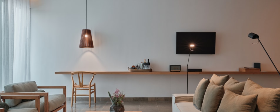 Lake Sky junior suite sitting area 