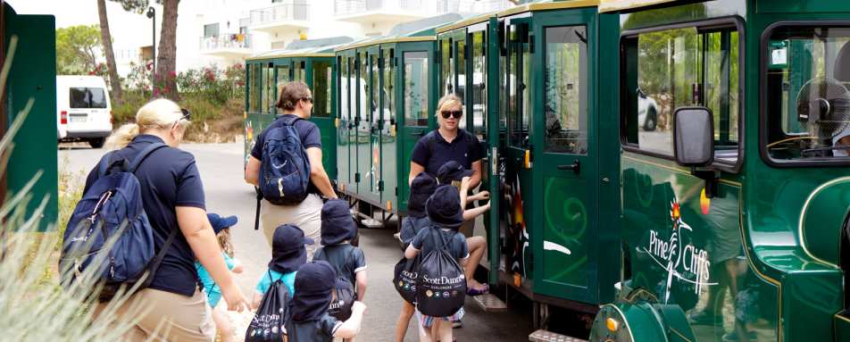 Scott Dunn Explorers catching the train - Pine Cliffs