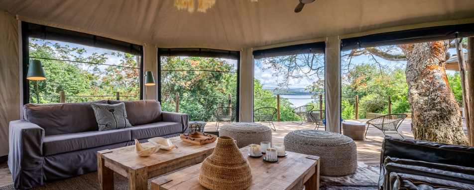 Lounge at Magashi Camp 