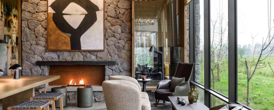 Lounge at Singita Kwitonda 