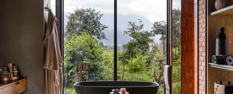 Bathroom at Singita Kwitonda 