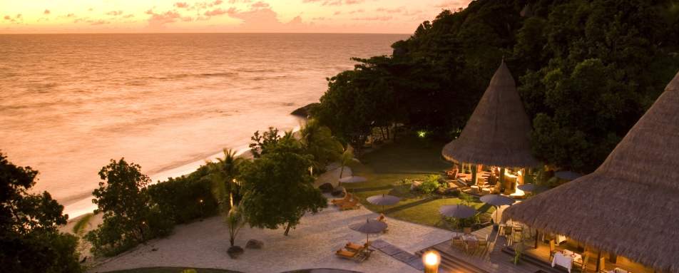 Aerial night - Maia Luxury Resort & Spa