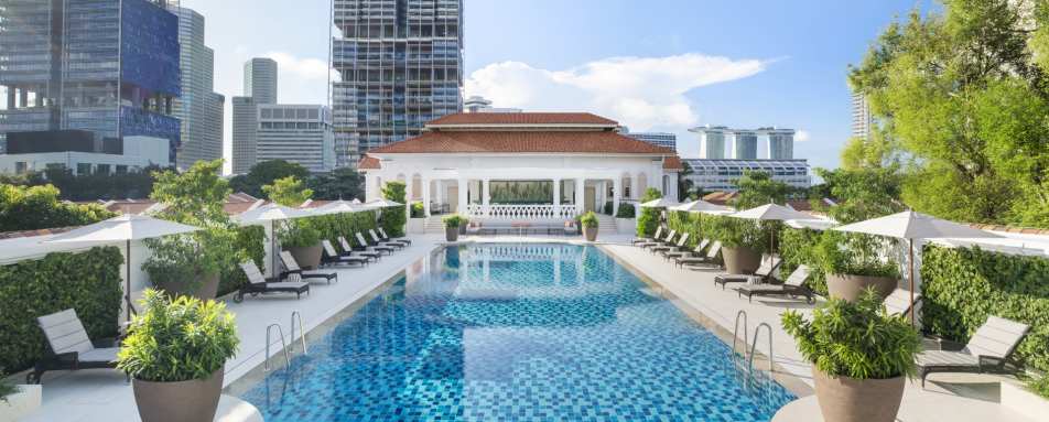Swimming Pool - Raffles Hotel Singapore 