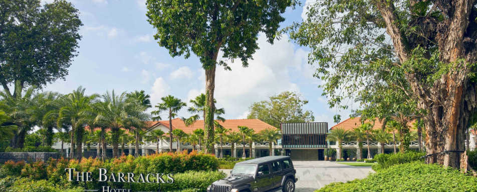 The Barracks Hotel Sentosa Entrance 