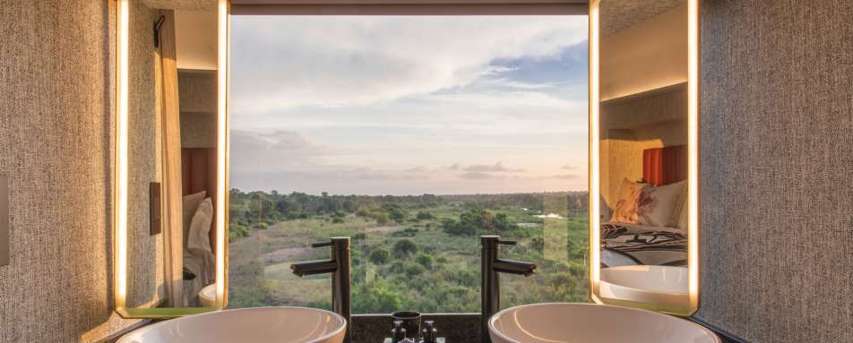 Views from Ensuite Bathroom - Kruger Shalati 