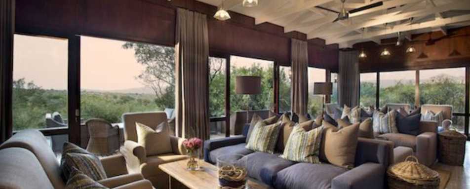 The lounge in the main area - Kwandwe Ecca Lodge