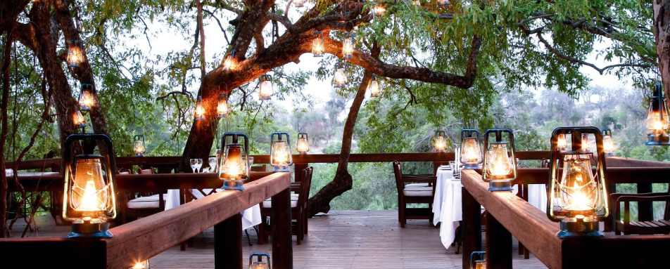Dining Deck - Londolozi Private Game Reserve