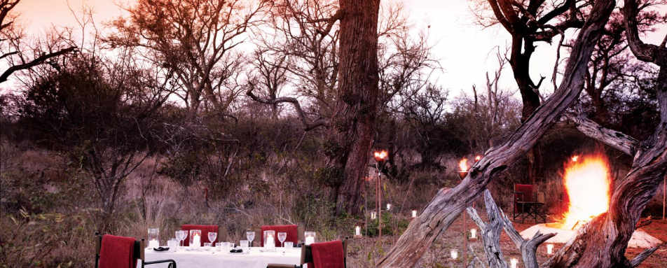 Al fresco dining - Molori Safari Lodge