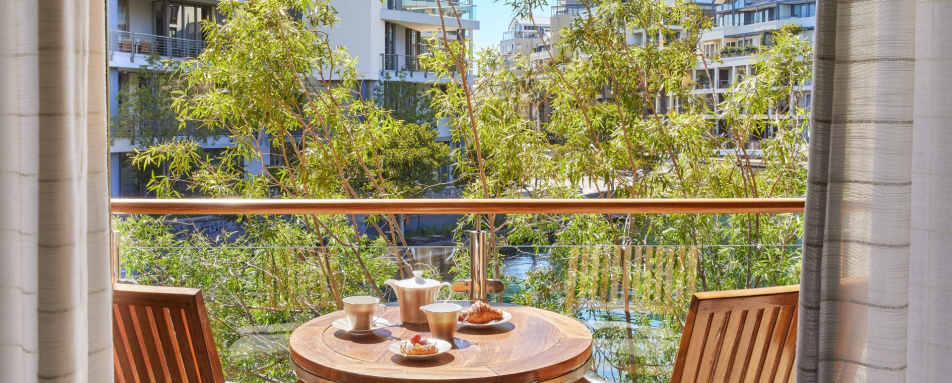 Private balcony at OneOnly Cape Town 