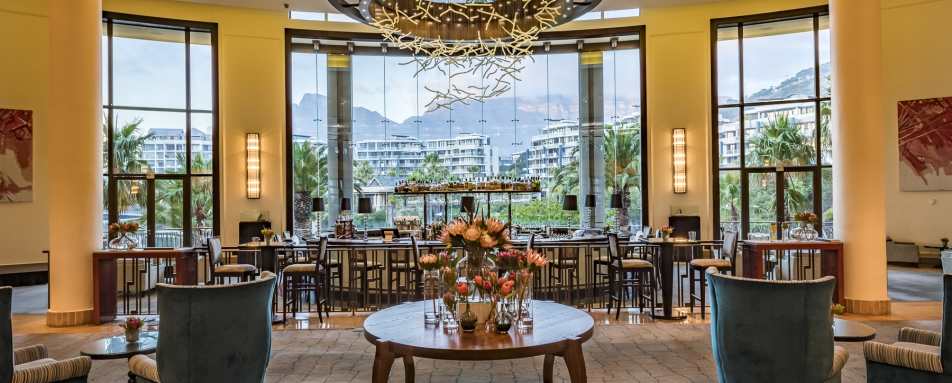 Entrance lounge at OneOnly Cape Town 