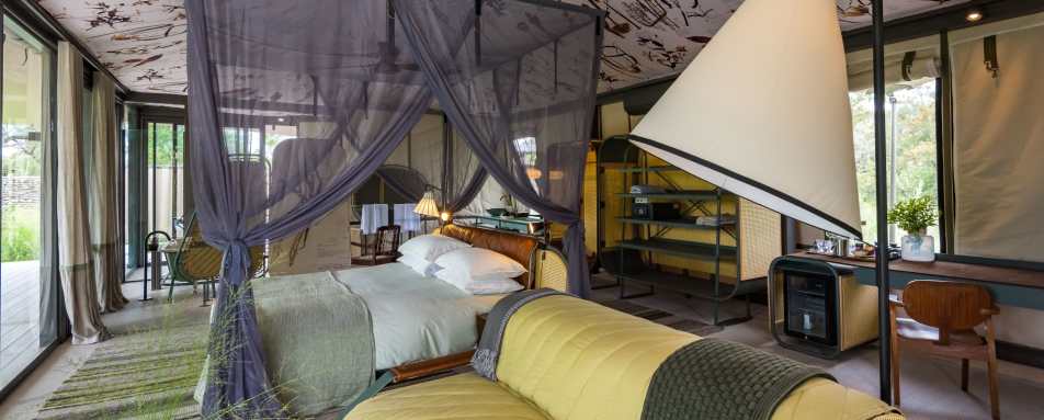 Tented bedrom 