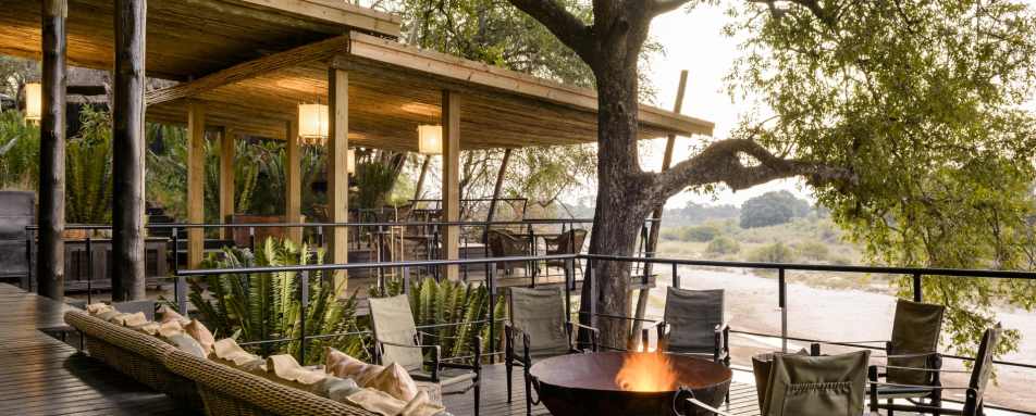 Main area at Singita Ebony 