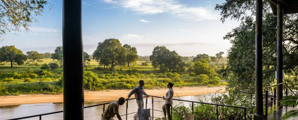 Firepit views at Singita Ebony 