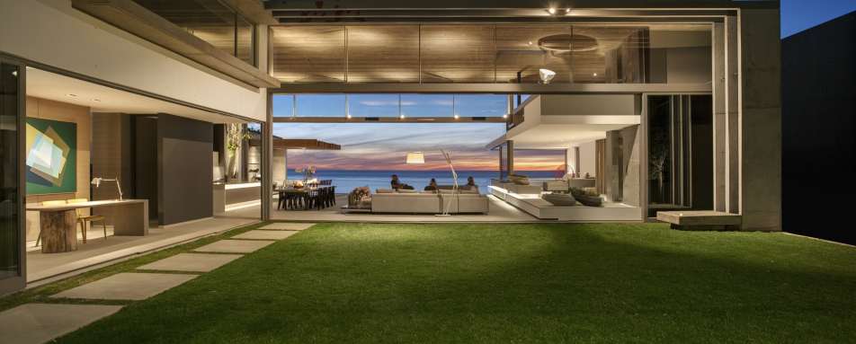 Garden space at Beyond private residence  