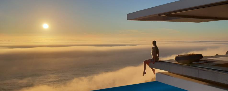 Pool views at Beyond private residence  