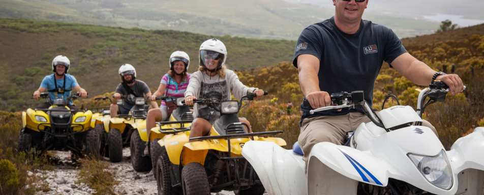 Quadbiking at Grootbos 