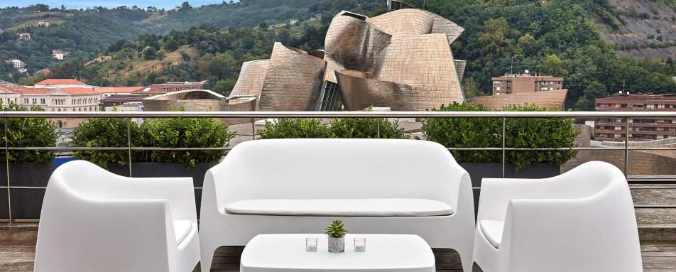 Terrace View - Gran Hotel Domine Bilbao