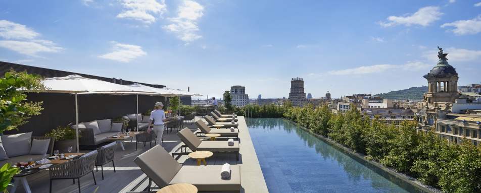 Pool and terrace - Mandarin Oriental Barcelona