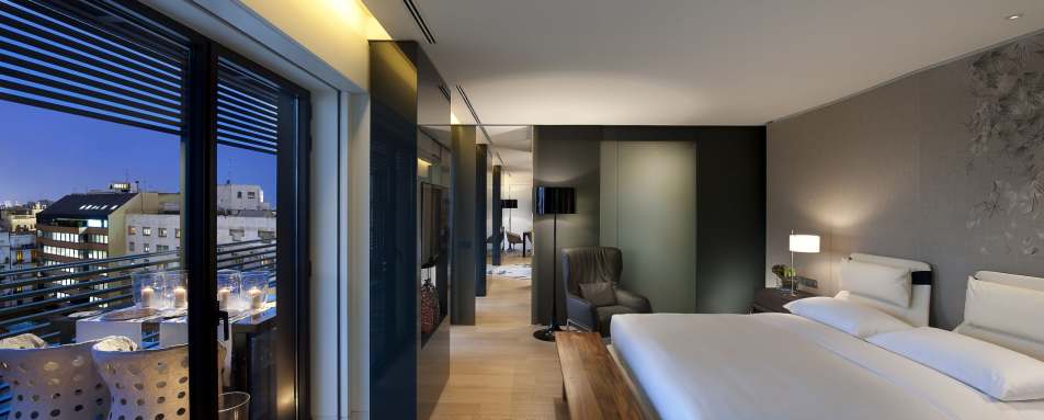 Terrace Suite bedroom - Mandarin Oriental Barcelona