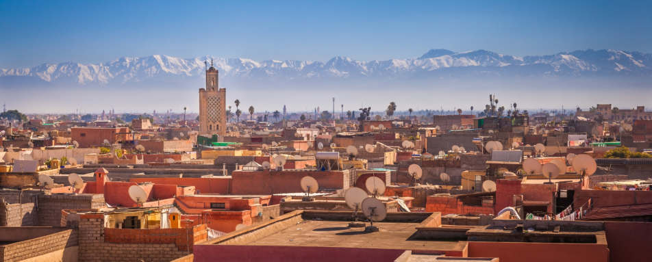 Marrakech rooftops - Marrakech and Moorish Spain
