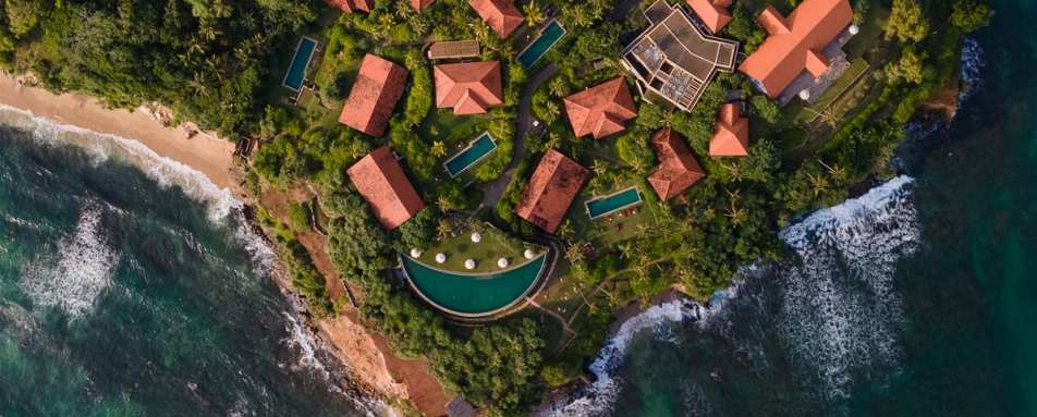 Birds eye view - Cape Weligama 
