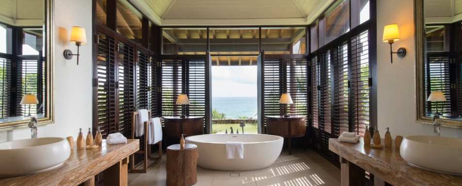 Bathroom View - Cape Weligama  