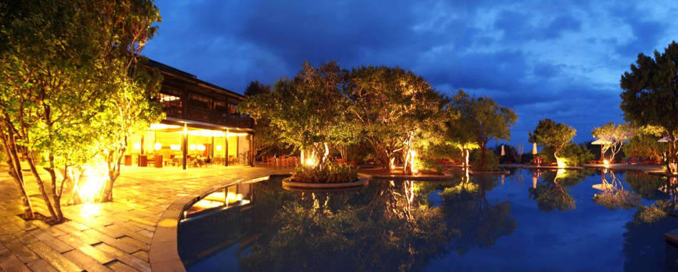 Pool at Dusk - Cinnamon Wild