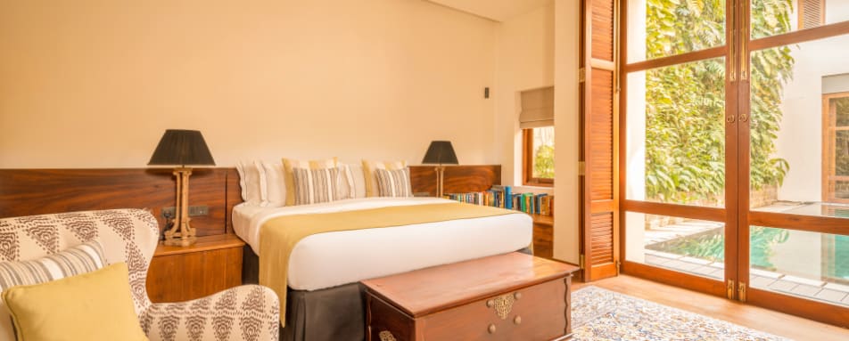 Suite 1 - Pool Bedroom  