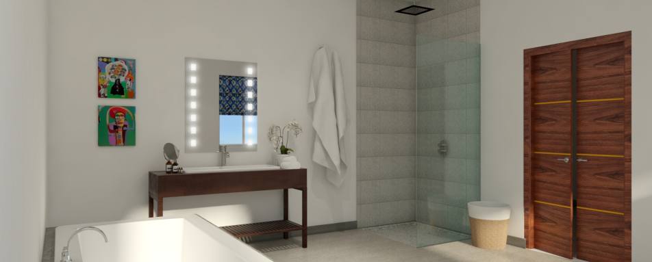 Penthouse Bathroom - KK Beach