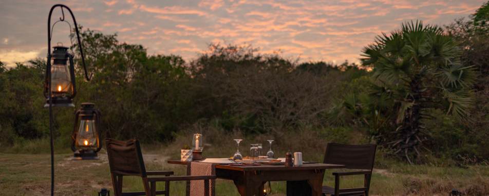 Sunset Dinner - Leopard Trails Wilpattu 