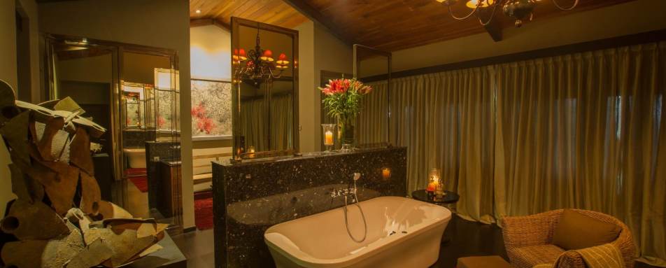 Executive Suite Bathroom - Stone House