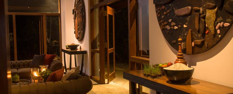 Living Room - Stone House