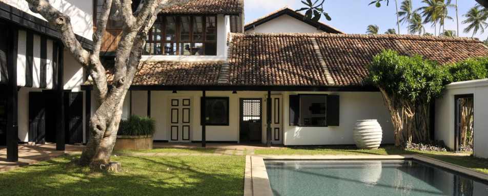 Courtyard and Pool - The Villa Bentota