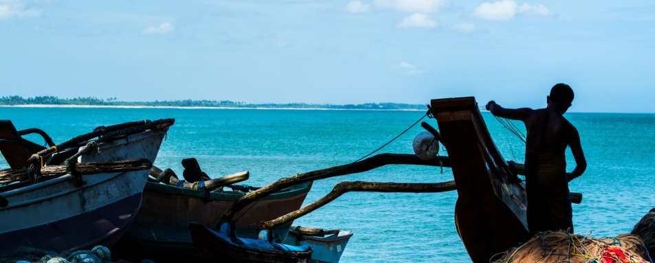 Fisherman in Sri Lanka