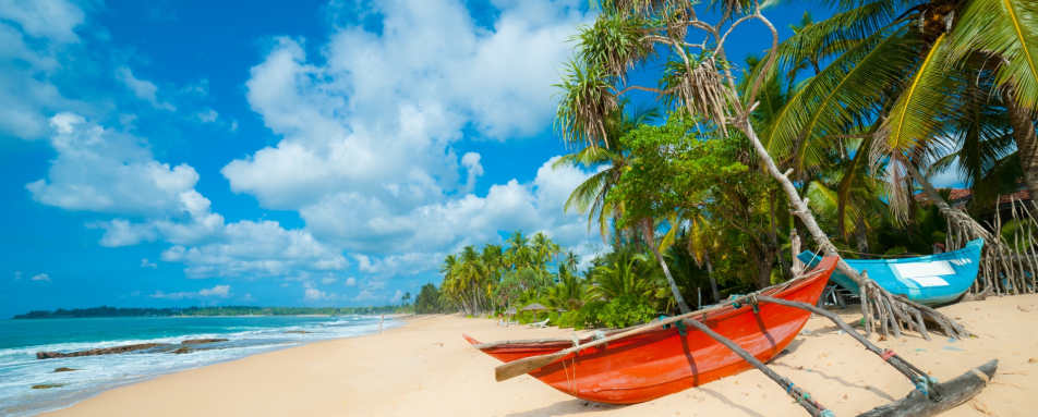 South Coast Beach in Sri Lanka 