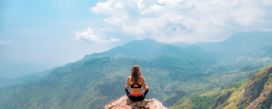 Woman Practicing Yoga 