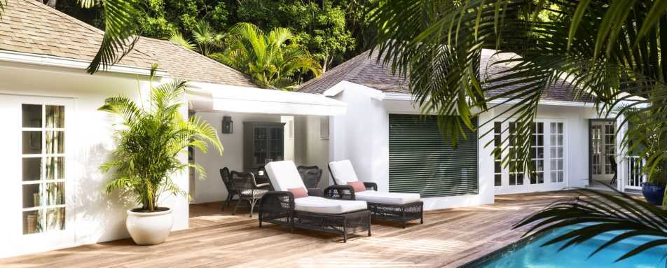 Two bedroom garden suite pool 