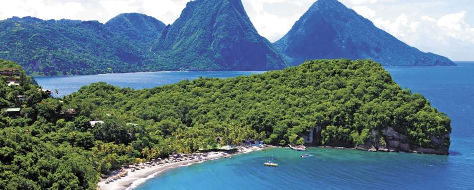 Aerial View - Anse Chastanet