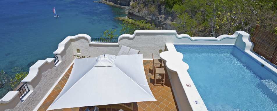 Ocean View Villa Suite with Pool and Roof Terrace - Cap Maison St Lucia