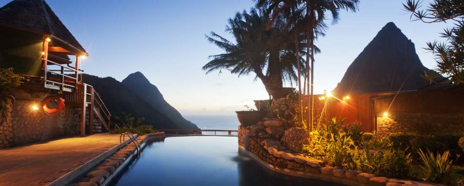 Pool at Night - Ladera