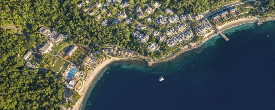Sugar Beach Aerial view 