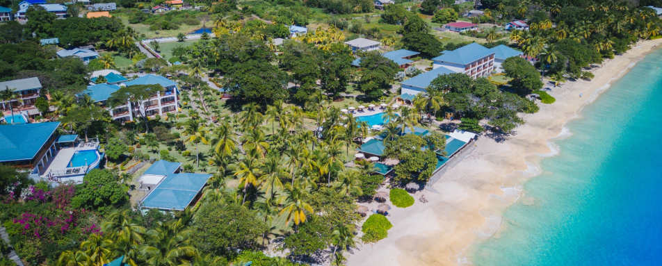 Aerial View - Bequia Beach Hotel