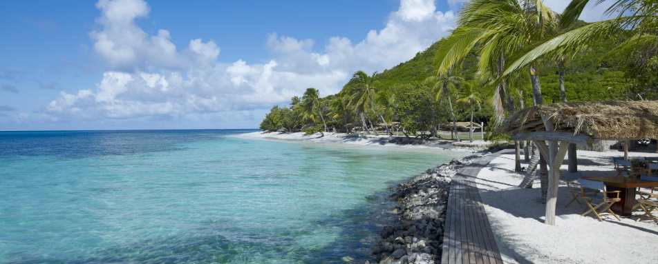 View from the terrace - Petit St Vincent