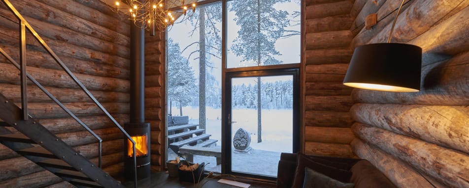 Winter - Cabin Inside 