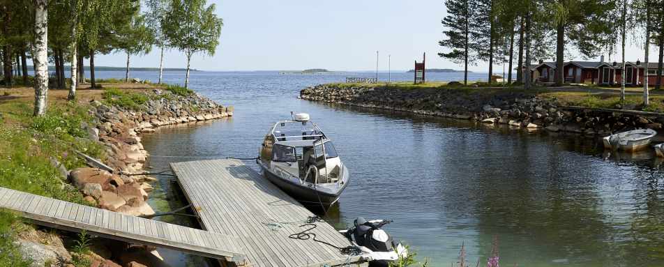 The jetty in the summer